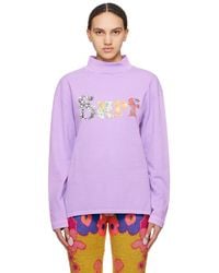 ERL Long Sleeve Cotton T-Shirt in Pink | Lyst