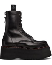 R13 - Double Stack Boots - Lyst