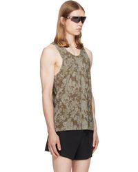 District Vision Ultralight Aloe Singlet Tank Top in Black for Men