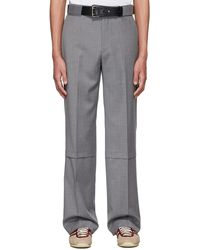 Commission - Ssense Exclusive Grey Polyester Trousers - Lyst