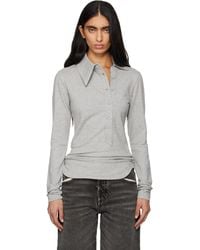 The Attico - Light American Fleece Polo - Lyst