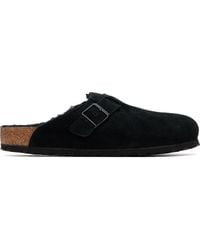 Birkenstock - Regular Boston Shearling Loafers - Lyst