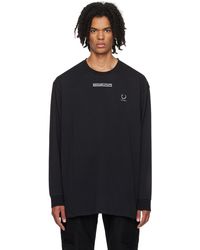 Raf Simons - Black Fred Perry Edition Long Sleeve T-shirt - Lyst