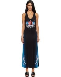 CASABLANCA - Blades Slinky Jersey Midi Dress - Lyst