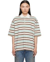 Amiri - Ma Stripe Skate S/S Polo - Lyst