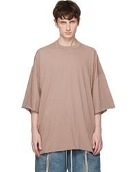 Rick Owens - Taupe Temple Tommy T-Shirt - Lyst