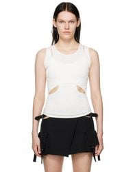 Dion Lee - White Interlink Tank Top - Lyst