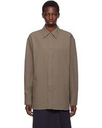 Studio Nicholson - グレー Santos シャツ - Lyst