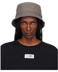 MM6 by Maison Margiela - Cotton Canvas Bucket Hat - Lyst