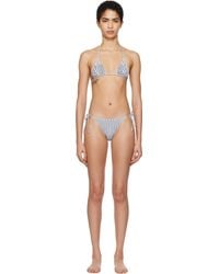 Jean Paul Gaultier - 'the Pinstripe Body Morphing' Bikini - Lyst