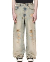 KENZO - Paris Turn Up Wide Fit Jeans - Lyst
