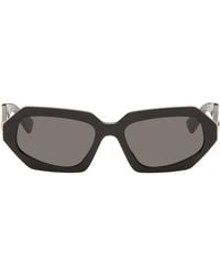 Bottega Veneta - Classic Oval Sunglasses - Lyst