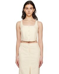 Anna Quan - Off- Mae Tank Top - Lyst