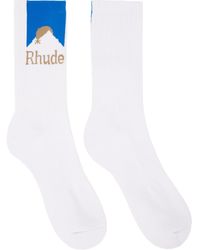 Rhude - White Moonlight Sport Socks - Lyst