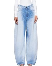 DIESEL - Relaxed High Waist 1987 D-Khelz Jeans - Lyst