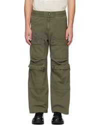 DIESEL - Khaki P-Danzel Cargo Pants - Lyst