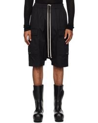 Rick Owens - Short Cargo Pods Noir - Lyst