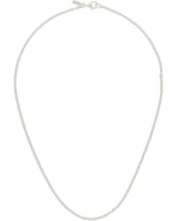 Hatton Labs Mini Anchor Chain Necklace - White