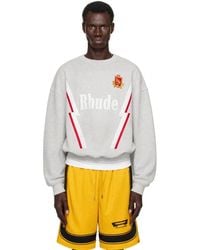 Rhude - Lightning Crewneck Sweatshirt - Lyst