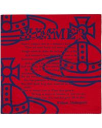 Vivienne Westwood - Mouchoir de poche 'summer' rouge et bleu marine - Lyst