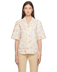 Jacquemus - Off-white Le Raphia 'la Chemise Aouro' Shirt - Lyst