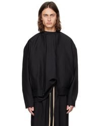 Fear Of God - Collarless Bomber Jacket - Lyst