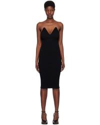 Coperni - V-Neck Midi Dress - Lyst