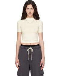 Fear Of God - Off- Shrunken Baseball T-Shirt - Lyst