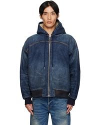 Cout de la Liberte - ネイビー Mike Japanese Vtg Double Dip シェルパライニング デニムジャケット - Lyst