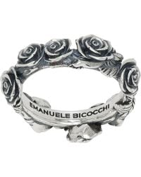 Emanuele Bicocchi - Rose Band Ring - Lyst