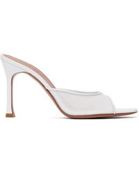 AMINA MUADDI - Alexa Mesh Slipper 95 Heeled Sandals - Lyst