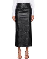 Esse Studios - Milos Faux-Leather Maxi Skirt - Lyst