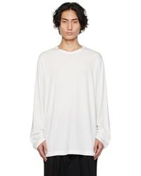 Yohji Yamamoto - Off-white Ultima Regular Long Sleeve T-shirt - Lyst
