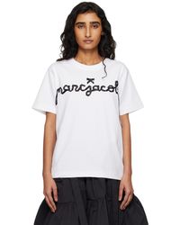 Marc Jacobs ホワイト＆ブラック トロンプルイユ Tシャツ ミニ