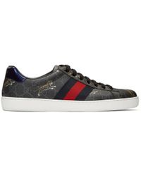 gucci ace trainers black