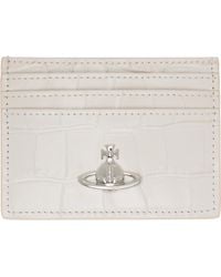 Vivienne Westwood - Off- Flat Card Holder - Lyst
