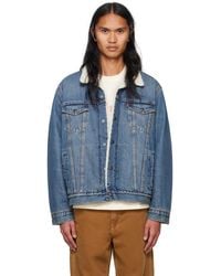 Levi's - Sherpa-Lined Denim Trucker Jacket - Lyst