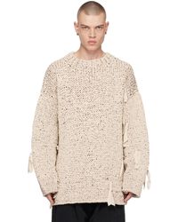 Hed Mayner - Round Neck Sweater - Lyst