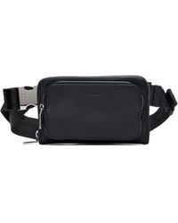 BOSS - Leather Crossbody Belt Bag - Lyst