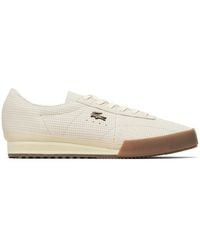 Lacoste - Off- Aura Leather Sneakers - Lyst