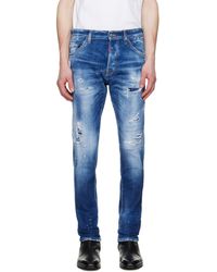 DSquared² - Jean Teddy Bleu - Lyst