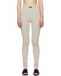 Fear Of God - Taupe Soft Rib Leggings - Lyst