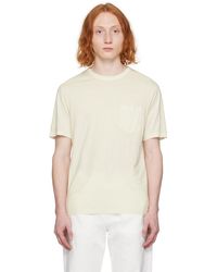 Officine Generale - Off-white Pocket T-shirt - Lyst