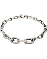 Title Of Work - Descending Elongated Cable Link Bracelet - Lyst
