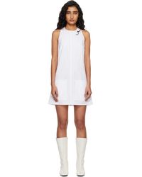 Courreges - Heritage Sleeveless Poplin Minidress - Lyst