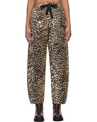 Ganni - Duchesse Nylon Cargo Pants - Lyst