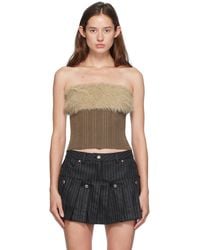 ANDERSSON BELL - Hairy Knit Tube Top - Lyst