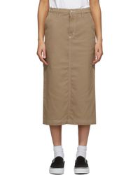 Carhartt WIP Beige Pierce Skirt - Natural