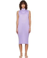Pleats Please Issey Miyake - Monthly Colors April Midi Dress - Lyst