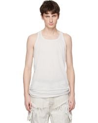 Rick Owens - Off- Temple Loose Tank Top - Lyst